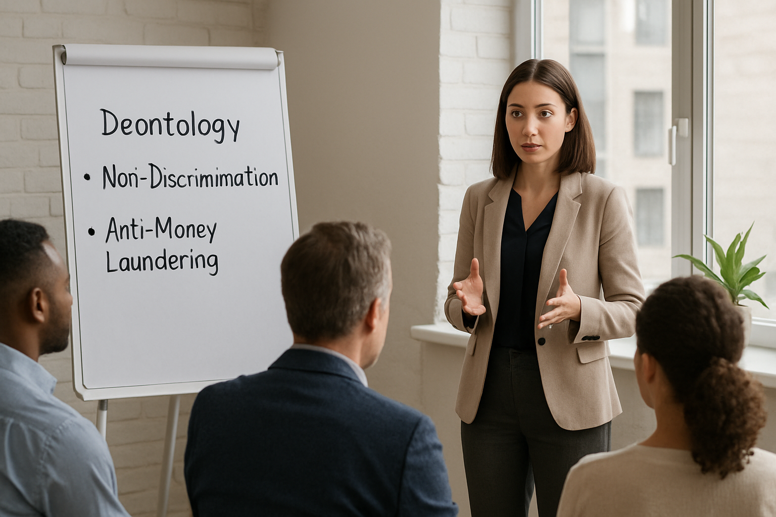 Déontologie, non-discrimination et lutte contre le blanchiment d’argent – esprit formations Déontologie, non-discrimination et lutte contre le blanchiment d’argent - esprit formations