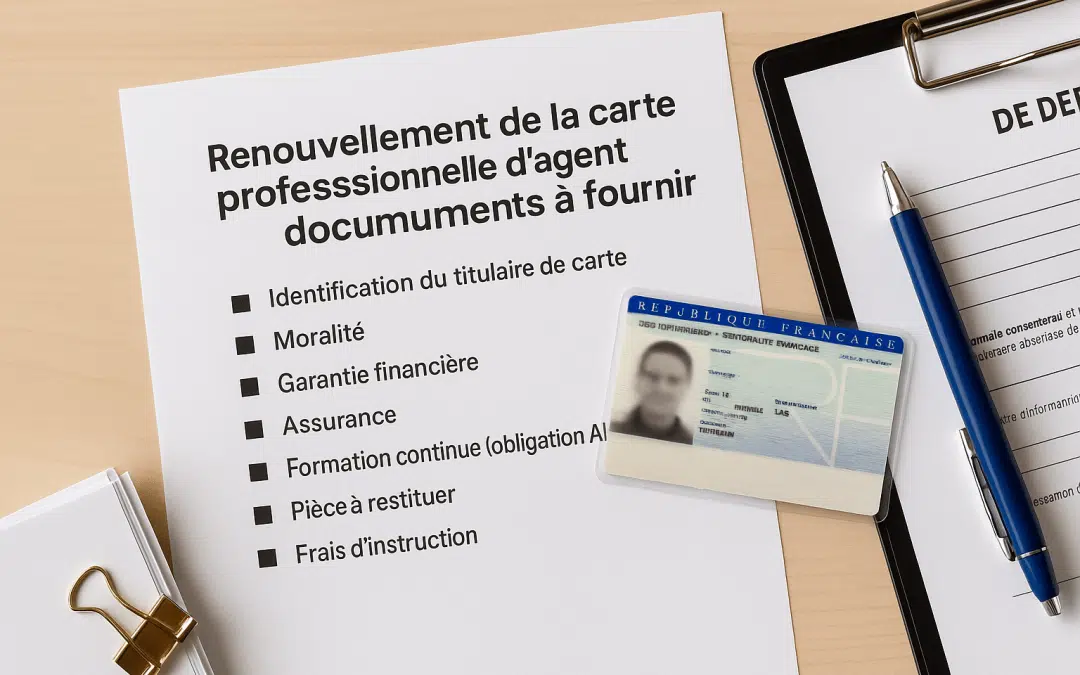 Renouvellement de la carte professionnelle immobilière : ce qu&rsquo;il faut préparer