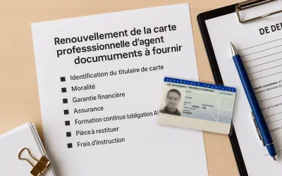Renouvellement de la carte professionnelle immobilière : ce qu&rsquo;il faut préparer